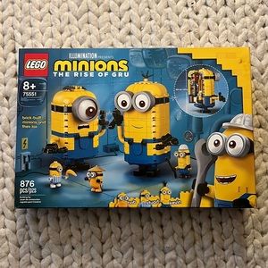 Lego Minions the Rise of Gru Brick-Built Minions and their Lair.